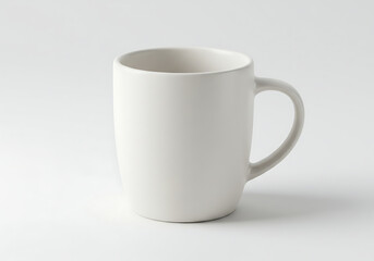Fototapeta premium Simple White Mug: Clean & Minimalist Coffee Cup Image