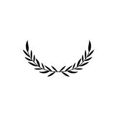Laurel wreath icon vector illustration © 66soloria_