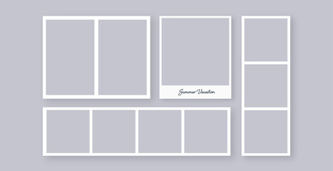 Photo Collage Template for Presentations and Social Media