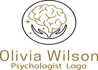 human brain vector illustration