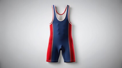Wrestling Singlet on White Background