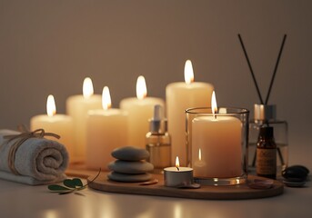 温かい灯りで輝く癒しの空間