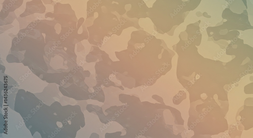 Fototapete abstract camouflage pattern background with soft pastel colors creating a calming and organic feel f