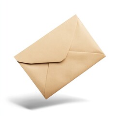 Simple, light beige envelope, ready for mail