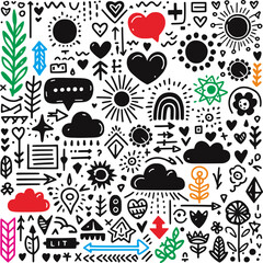 set of vector icons for your design