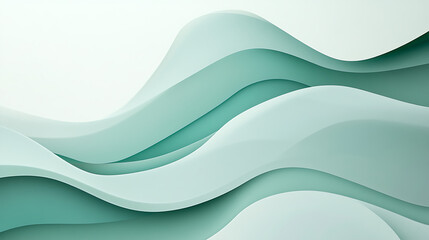 A wave of green color is shown in the image