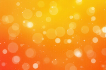 yellow and orange background with bokeh lights