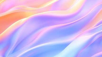Fototapeta premium Soft Pastel Waves with Gentle Gradient Texture for Creative Projects