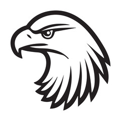 eagle head vector illustration