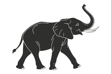 Obraz premium elephant isolated on white