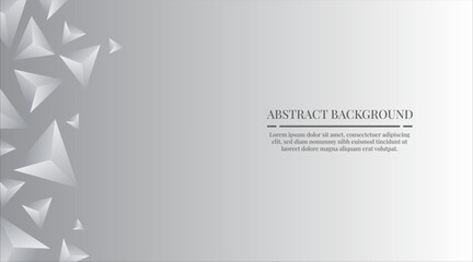 abstract background of triangular fragments on the edge of the canvas