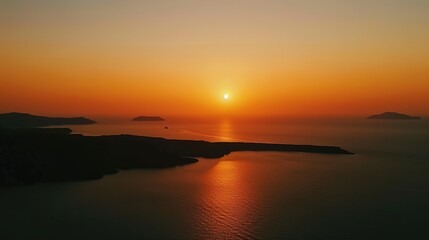 Fototapeta premium Santorini, Greece: A Mesmerizing Aegean Gem of Cliffside Beauty and Timeless Charm