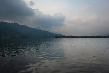 Selorejo Lake in East Java, Banturejo, Malang, East Java, Indonesia