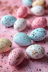 Fototapeta premium red easter eggs 