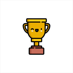 gold trophy cup
