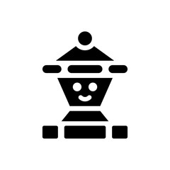 Plaything robot icon
