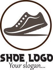 Shoe Brand Logo, stylish Shoe Brand Icon, Women Shoe