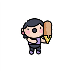 cartoon character of businessman