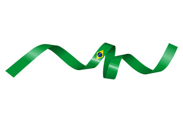 Set of flag ribbon with colors of   for independence day celebration decoration