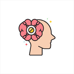 human head silhouette