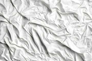 Obraz premium White Fabric with Wrinkles and Folds Texture Background