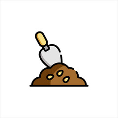 snail on a white background