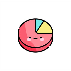 vector illustration of an abstract face