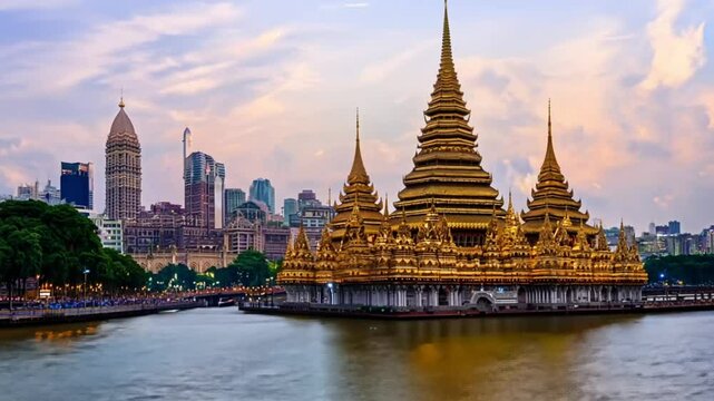 wat phra si sanphet in bangkok thailand