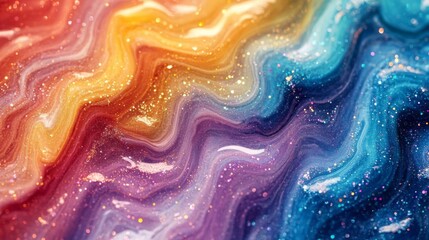 Obraz premium Abstract Colorful Glitter Swirl Background