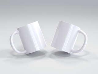 High Quality White Mug for Product Display.