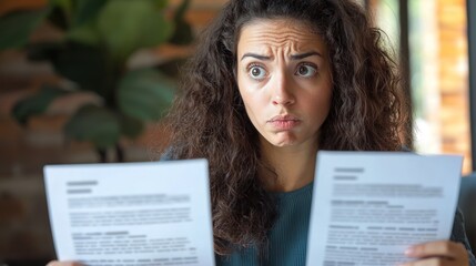 A confused recruiter looking at two identical resumes