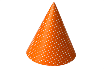 Party Mix Orange Polka Dot Hat