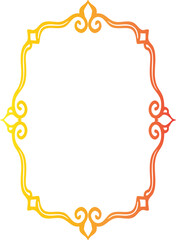 frame made of colorful splashes