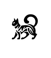  vector illustration of a cat