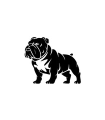  vector illustration of a dog