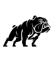  vector illustration of a dog