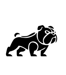 vector illustration of a dog