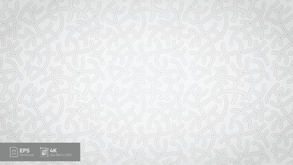 abstract geometric line art pattern on white background