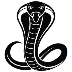 Snake silhouette, Snake icon vector illustration