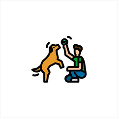 vector illustration of a man jumping