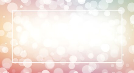 Pastel Dream Frame AI Generated