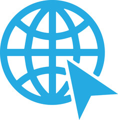 Internet Globe with Grid Design – Perfect for Web Design and Online Presence Graphics , Digital World Grid – WWW Internet Globe