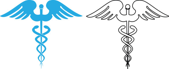 Medical Symbol Vector Set , Healthcare and Medical Symbols &ndash; Flat Design Vector Collection , Medical Logo and Symbol Collection &ndash; Clean Vector Art