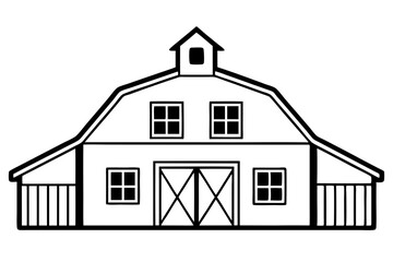 Minimalist House Line Art Vector | House Logo Icon Clipart Illustration on White Background