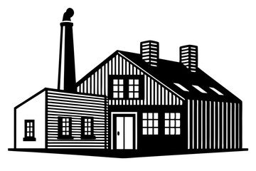 Obraz premium Minimalist House Line Art Vector | House Logo Icon Clipart Illustration on White Background