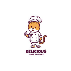 Cat Mascot Logo