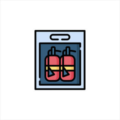 Obraz premium fire extinguisher sign