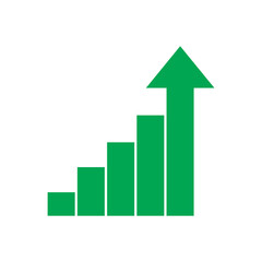 growth arrow progress icon