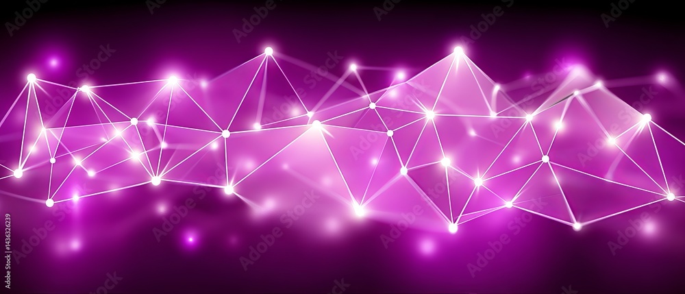 Poster digital blockchain ecosystem fortified by quantum technology virtual realm graphic visualization fut