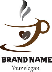 Coffe Brand Icon, Cappuccino Icon